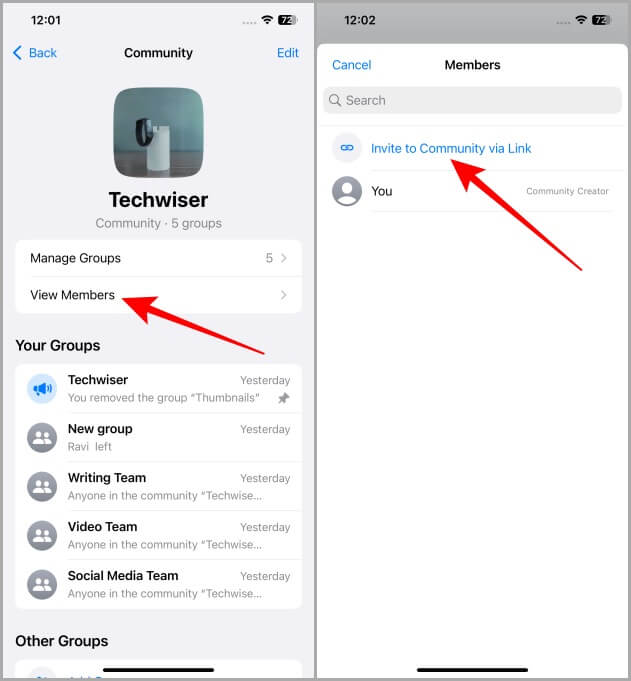 Inviting-Someone-to-a-WhatsApp-community-on-iOS-631x681 كيفية دعوة شخص ما إلى مجتمع Whatsapp على نظامي iOS و Android