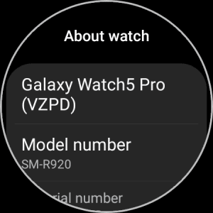 Model-number-of-WearOS-gallaxy-watches كيف أعرف طراز Galaxy Watch الذي أمتلكه؟
