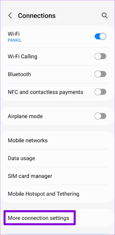 More-Connections-Settings-on-Android-1-500x1024-1 أفضل 8 طرق لإصلاح مشكلات اتصال Discord على Android و iPhone
