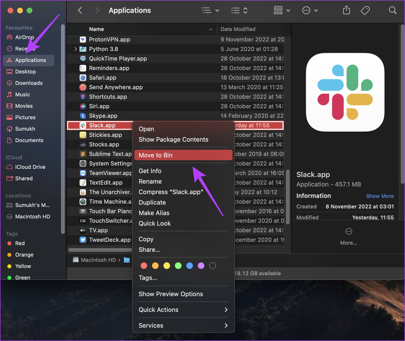 Move-to-Bin 10 إصلاحات لعدم عمل إشعارات Slack على Mac و Windows Desktop