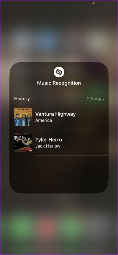 Music-Recognition كيفية إضافة اختصار Shazam على iPhone