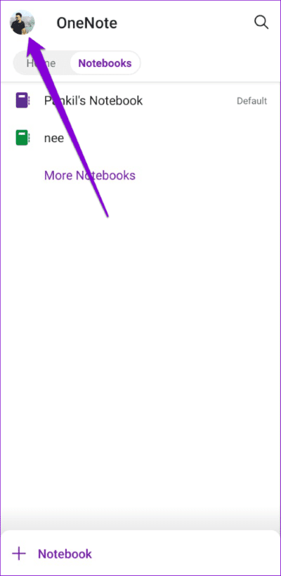 OneNote-App-on-Android-500x1024-1 أفضل 6 طرق لإصلاح عدم عمل تطبيق OneNote على Android