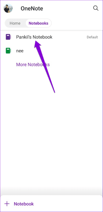 OneNote-Notebooks-on-Android-500x1024-1 أفضل 6 طرق لإصلاح عدم عمل تطبيق OneNote على Android