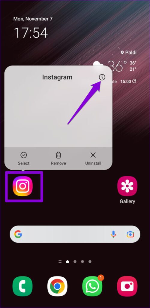 Open-Instagram-App-Info-1-500x1024-1 أفضل 7 طرق لإصلاح عدم عمل الفلاتر والتأثيرات على Instagram