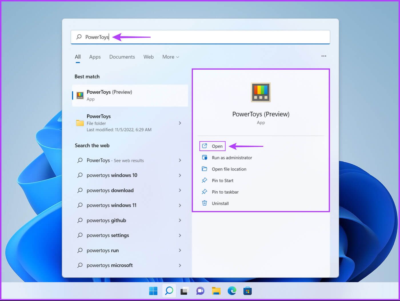Open-PowerToys-1400x1054 أفضل 3 طرق لاستخراج النص من الصور على Windows 11