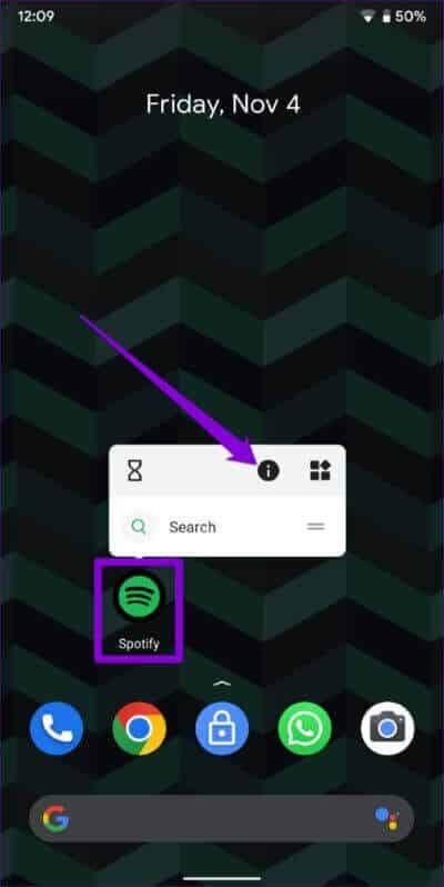 Open-Spotify-App-Info-1-513x1024-1-400x798 أفضل 6 طرق لإصلاح خطأ لا يوجد اتصال متاح بالإنترنت في Spotify على Android