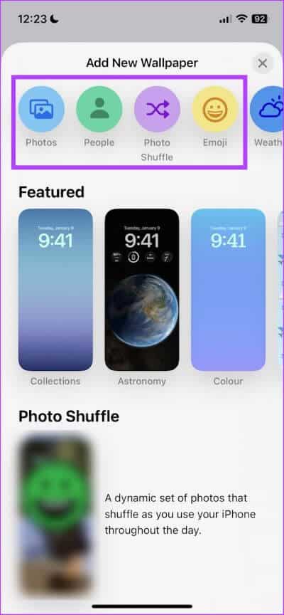 Photos-Wallpaper iOS 16: كيفية كيفية التعيين بشكل مختلف خلفية شاشة قفل و الشاشة الرئيسية على iPhone