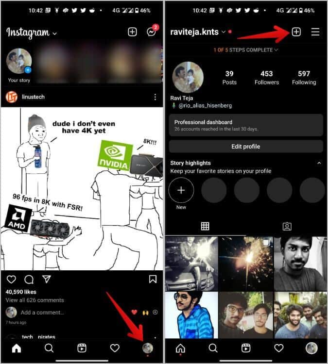 Posting-on-Instagram-675x750 كيفية إضافة تذكيرات إلى منشورات وقصص Instagram