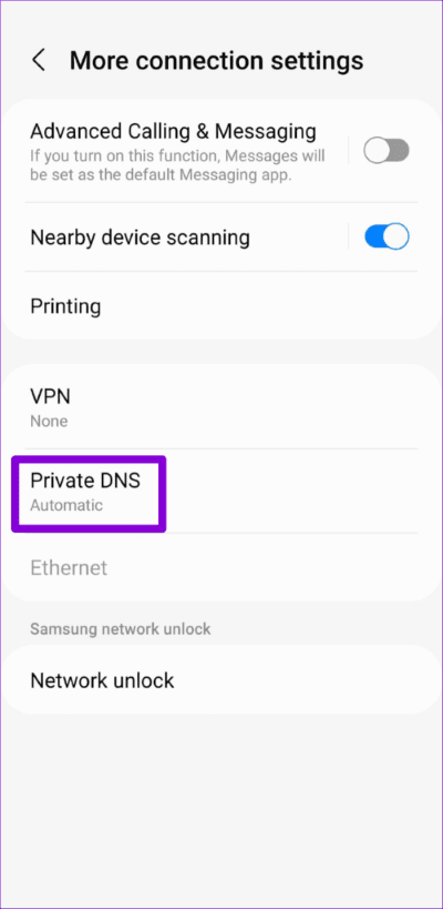 Private-DNS-on-Android-1-500x1024-1 أفضل 8 طرق لإصلاح مشكلات اتصال Discord على Android و iPhone