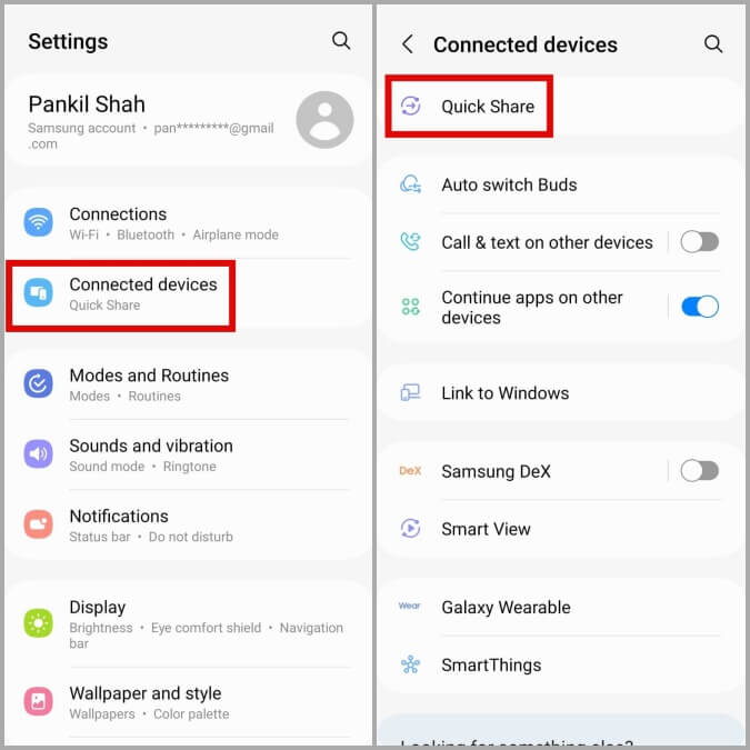 Quick-Share-Settings-on-Samsung-Phone-675x675 أفضل 7 طرق لإصلاح  عدم عمل ميزة المشاركة السريعة على هواتف Samsung Galaxy