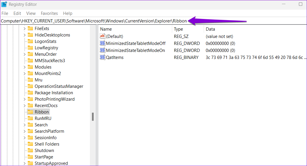 Registry-Editor-16 أفضل 5 طرق لإصلاح عدم عمل الوصول السريع على Windows 11