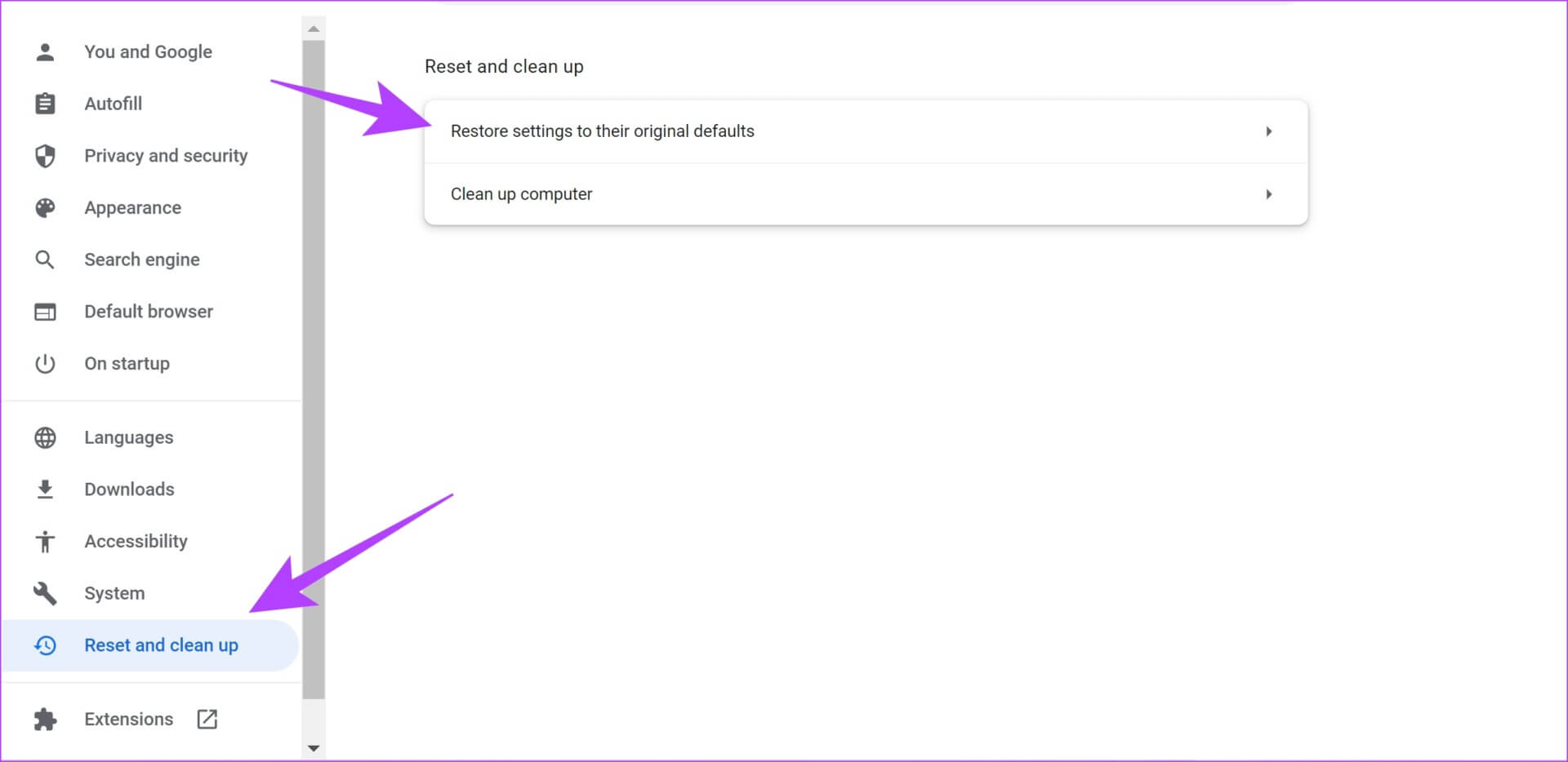 Reset-and-Cleanup-1920x934 كيفية إصلاح عدم عمل reCAPTCHA في Chrome و Firefox والمتصفحات الأخرى