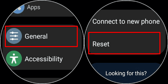 Reset-from-Galaxy-Watch كيفية النسخ الاحتياطي وإعادة تعيين واستعادة Samsung Galaxy Watch