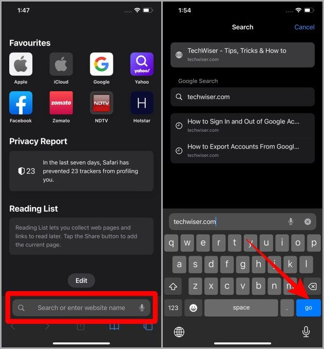 Safari-on-iPhone-631x681 كيفية تمكين عرض القارئ (الوضع) في Safari على iPhone و iPad و Mac