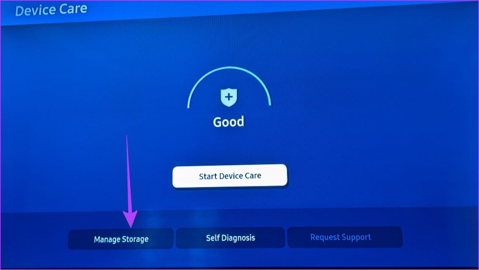Samsung-TV-Device-Care-Manage-Storage-1536x866-1-1536x866 5 طرق لحذف وإعادة تثبيت التطبيقات على تلفزيون Samsung الذكي