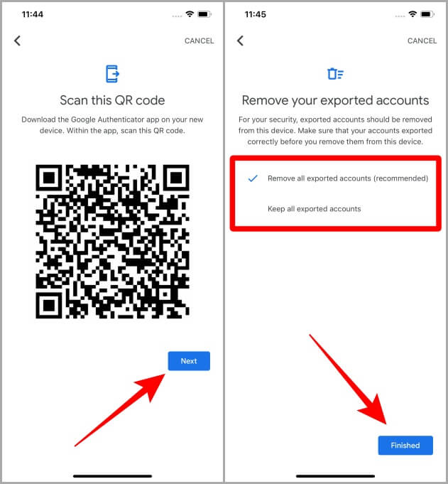 كيفية تصدير الحسابات من Google Authenticator - %categories