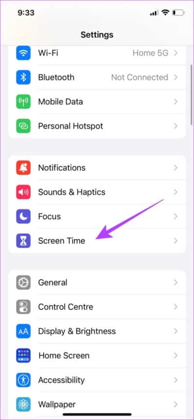 Screen-Time-889x1920-e1668897572916 أفضل 10 إصلاحات للعدم ظهور بيانات Screen Time على iPhone