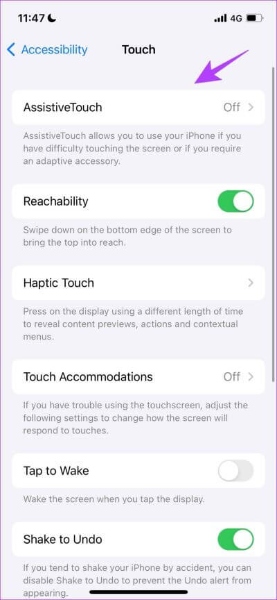 Select-Assistive-Touch-1-400x864 6 طرق لإصلاح عدم عمل التبديل الصامت على iPhone