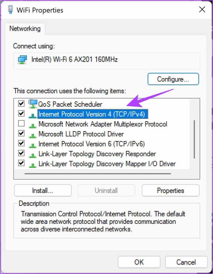 Select-Internet-Protocol-Version--730x940 كيفية إصلاح عدم عمل reCAPTCHA في Chrome و Firefox والمتصفحات الأخرى