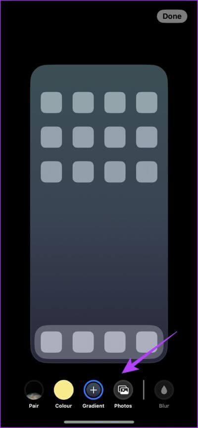 Select-Photos-2 iOS 16: كيفية كيفية التعيين بشكل مختلف خلفية شاشة قفل و الشاشة الرئيسية على iPhone