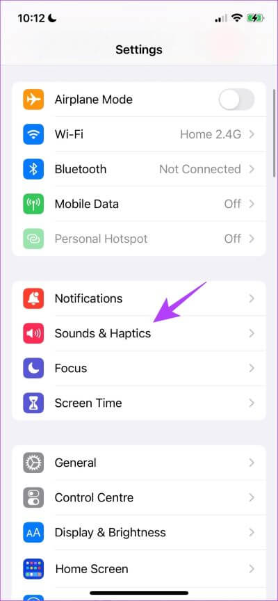 Select-Sound-and-Haptics-400x864 6 طرق لإصلاح عدم عمل التبديل الصامت على iPhone
