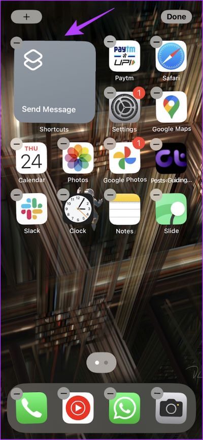 Select-Widget كيفية إضافة اختصار Shazam على iPhone