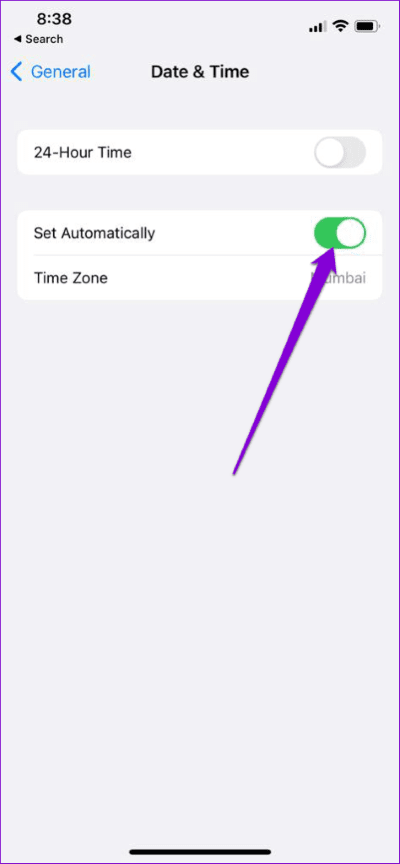 Set-Date-and-Time-Automatically-on-iPhone-3-474x1024-1 أفضل 8 طرق لإصلاح مشكلات اتصال Discord على Android و iPhone