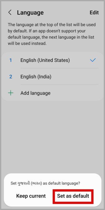 Set-Default-Language-on-Samsung-Galaxy-Phone كيفية تغيير النظام ولغة التطبيقات الفردية على هواتف Samsung Galaxy