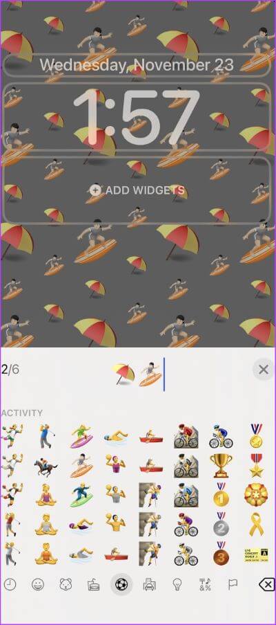 Setup-Emoji-Wallpaper iOS 16: كيفية كيفية التعيين بشكل مختلف خلفية شاشة قفل و الشاشة الرئيسية على iPhone