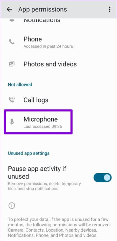 Snapchat-App-Permissions-on-Android-500x1024-1 أفضل 7 طرق لإصلاح مشكلة عدم عمل الرسائل الصوتية في Snapchat
