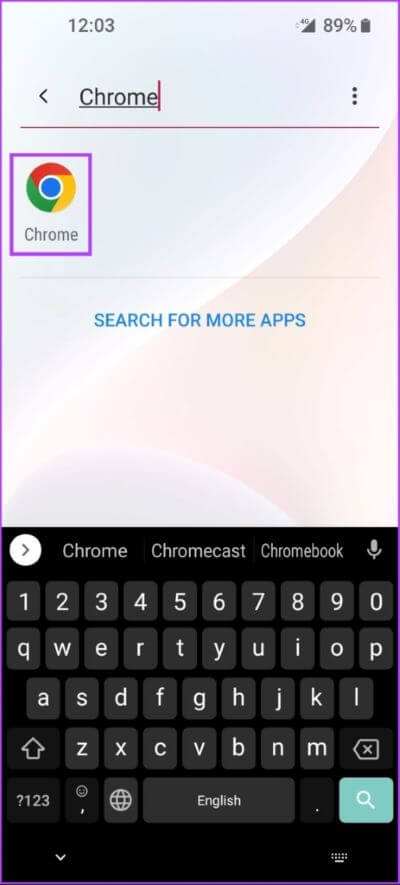 Tap-on-Chrome-463x1024-1-400x885 كيفية تعطيل Google Discover تمامًا على Android