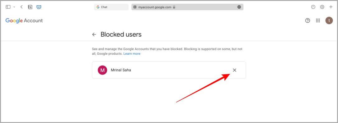 Unblocking-on-Google-Chat-Web كيفية حظر شخص ما على Google Chat على الويب والجوال والإبلاغ عنه وإلغاء حظره