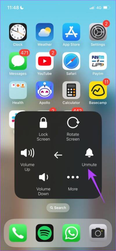 Unmute-Assisitve-Touch-711x1536-1-400x864 6 طرق لإصلاح عدم عمل التبديل الصامت على iPhone