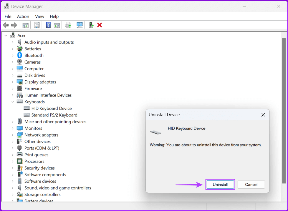 Update-or-reinstall-keyboard-drivers-01 أفضل 6 طرق لإصلاح عدم عمل Ctrl-Alt-Delete على Windows 11