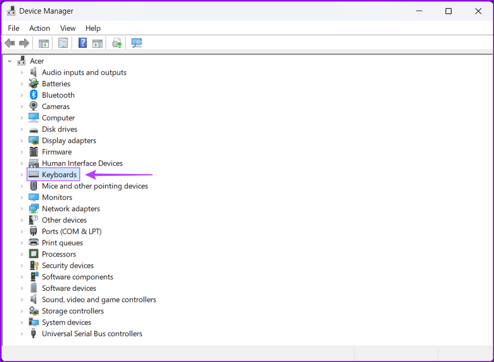 Update-or-reinstall-keyboard-drivers-07 أفضل 6 طرق لإصلاح عدم عمل Ctrl-Alt-Delete على Windows 11