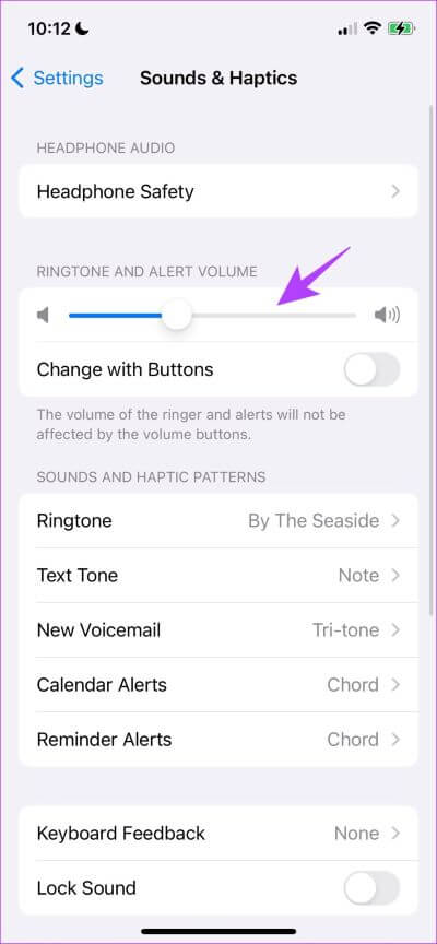 Use-the-volume-slider-400x864 6 طرق لإصلاح عدم عمل التبديل الصامت على iPhone