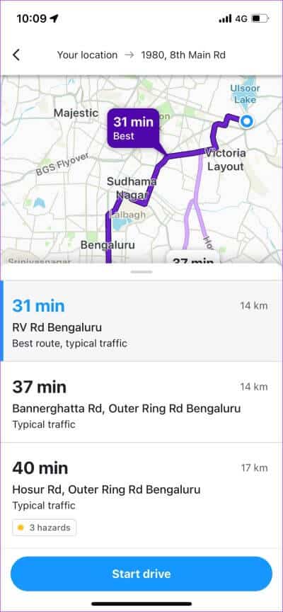 Waze-Navigation-1-400x864 مقارنة Google Maps مقابل Waze: ما هو أفضل تطبيق تنقل