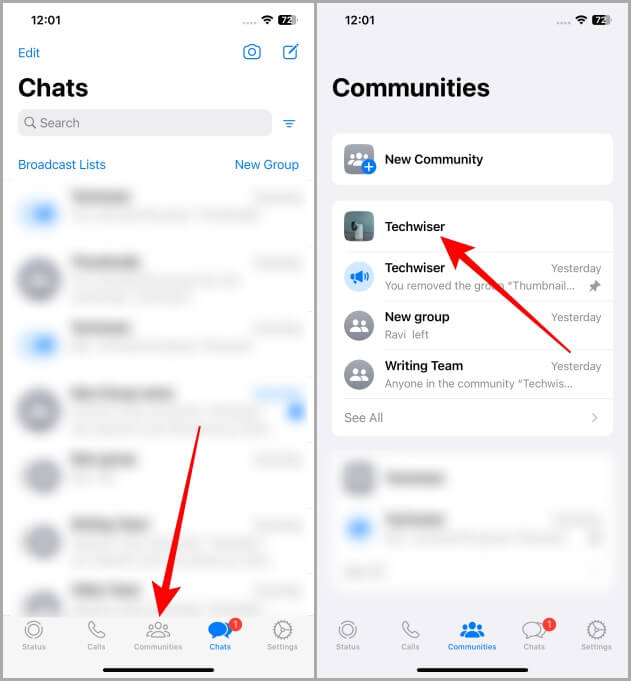 WhatsApp-Communities-on-iOS-2-631x681 كيفية دعوة شخص ما إلى مجتمع Whatsapp على نظامي iOS و Android
