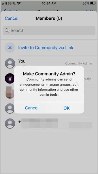 WhatsApp-Community-Add-Admin-340x602 الإجابة على 14 سؤالًا شائعًا حول مجتمعات WhatsApp
