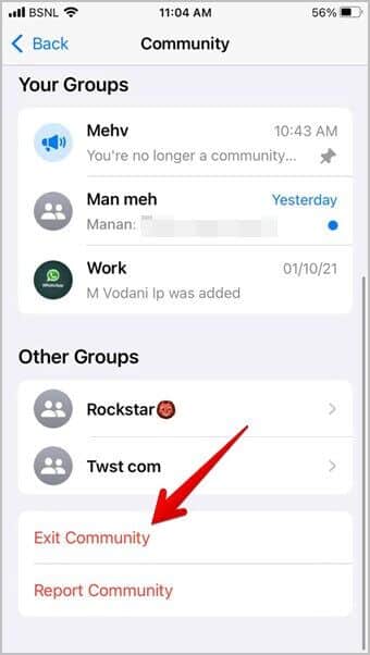 WhatsApp-Community-Exit-340x602 الإجابة على 14 سؤالًا شائعًا حول مجتمعات WhatsApp