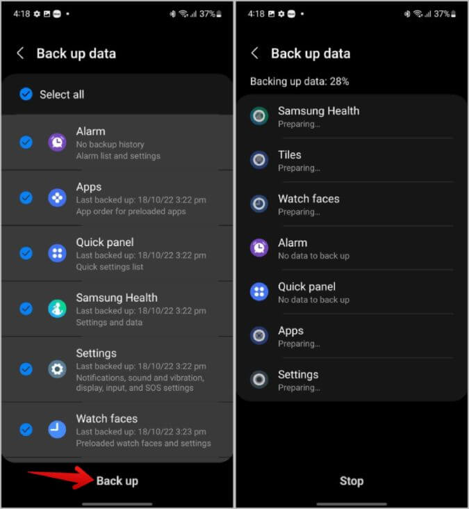 backup-944x1024-1-675x732 كيفية النسخ الاحتياطي وإعادة تعيين واستعادة Samsung Galaxy Watch