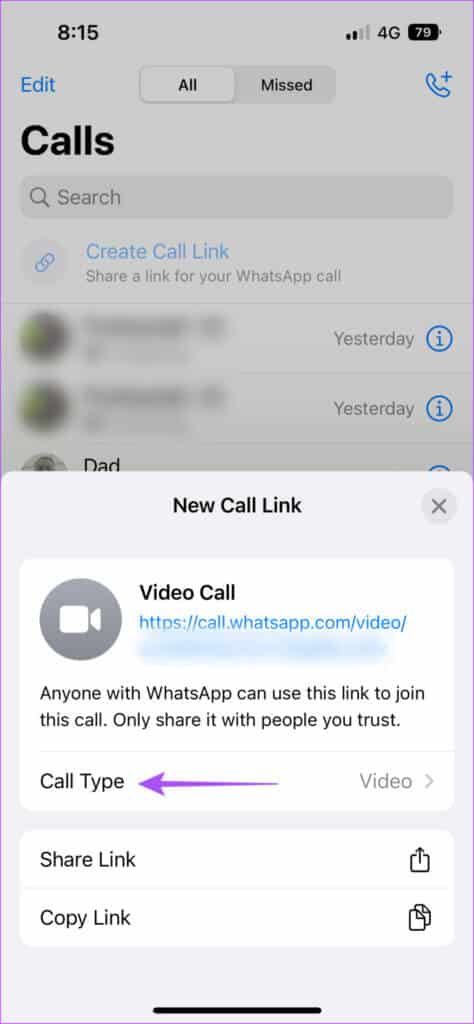 كيفية إنشاء رابط مكالمات WhatsApp على iPhone و Android - %categories
