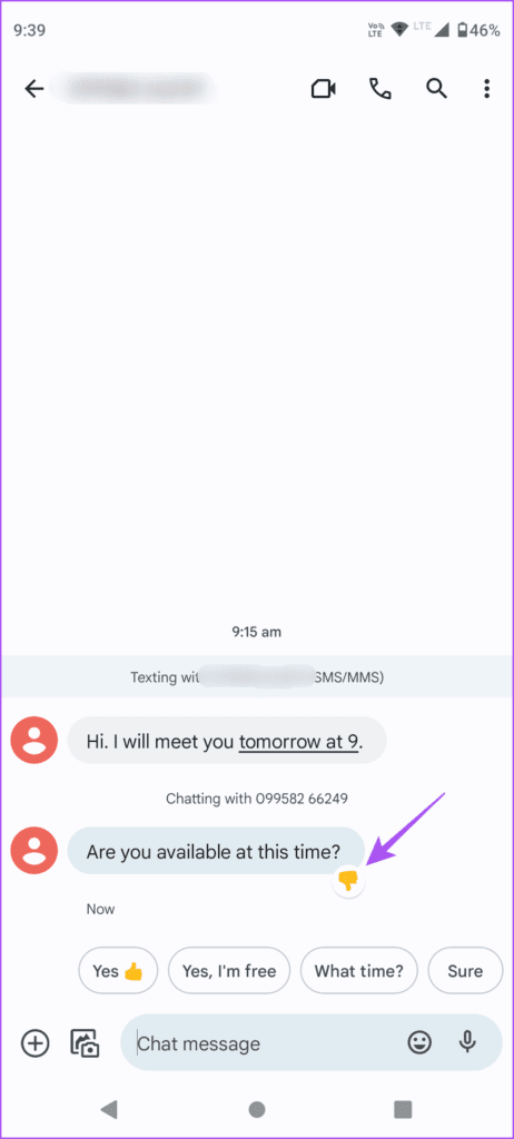 change-emoji-reaction-messages-android-1-462x1024-1 كيفية استخدام ردود الفعل في الرسائل على Android