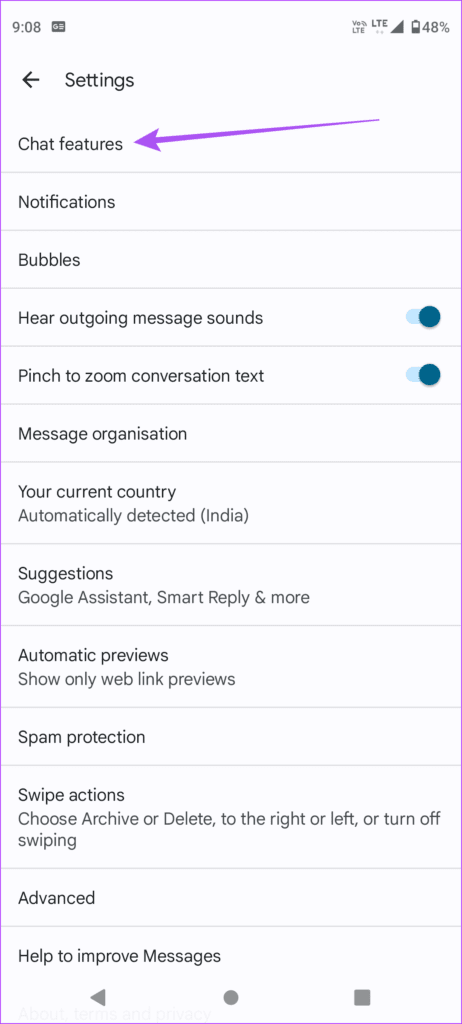 chat-features-messages-app-android-1-462x1024-2 كيفية استخدام ردود الفعل في الرسائل على Android