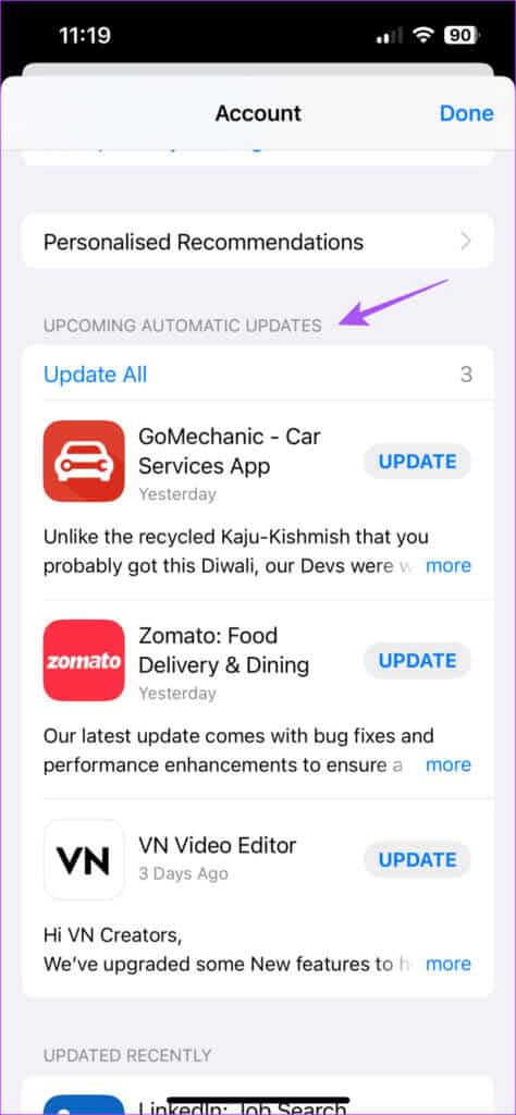 check-for-app-updates-iphone-474x1024-1-474x1024 أفضل 5 إصلاحات لعدم عمل الوضع الداكن في تطبيق Facebook على iPhone