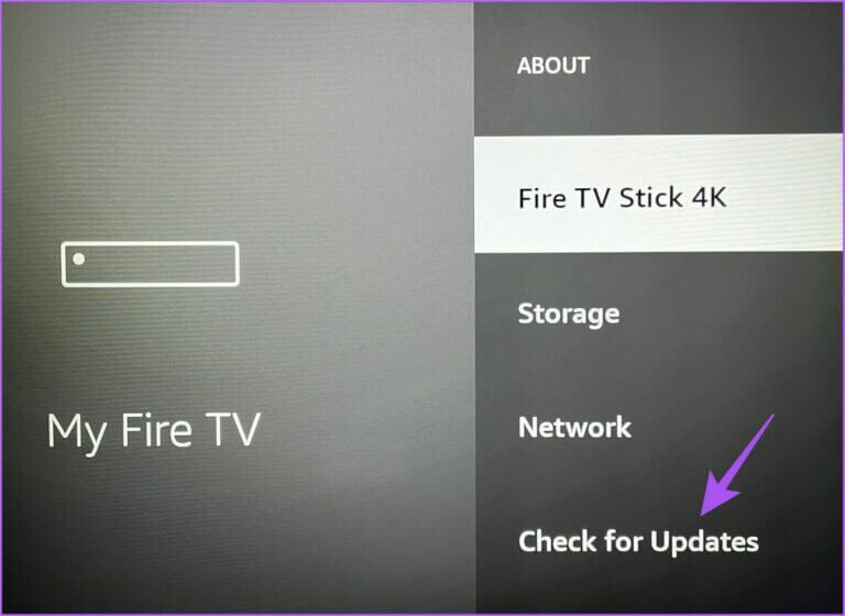 check-for-updates-fire-tv-stick-4k-768x560-1-768x560 أفضل 6 إصلاحات لعدم تشغيل محتوى 4K على Amazon Fire TV Stick 4K