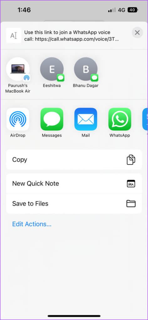choose-app-to-share-voice-call-link-whatsapp-iphone-473x1024-1-473x1024 كيفية إنشاء رابط مكالمات WhatsApp على iPhone و Android