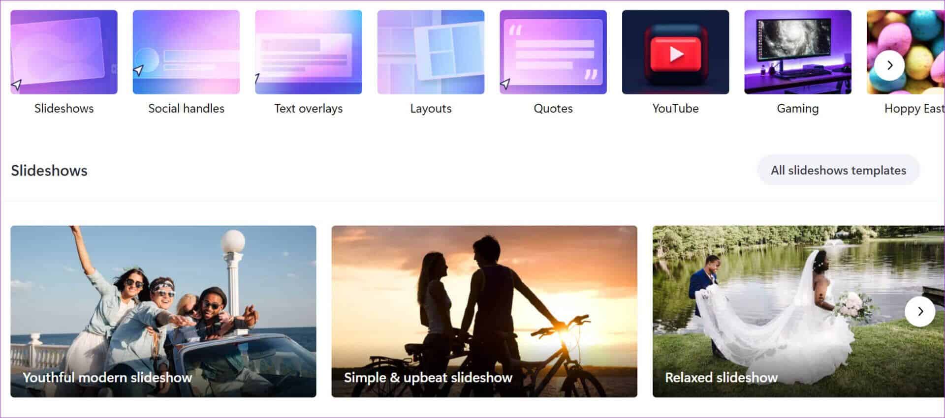 clipchamp-templates-1920x850 أفضل 10 نصائح لاستخدام Clipchamp Video Editor في Windows 11