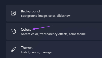 colors-settings-windows-11 أفضل 5 إصلاحات لعدم قيام الهاتف بمسح رمز QR على Telegram Web