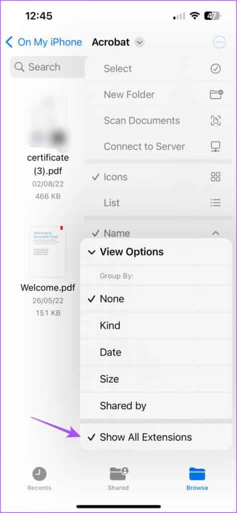 disable-file-extensions-files-app-iphone-473x1024-1-473x1024 كيفية إظهار امتدادات الملفات في تطبيق الملفات على iPhone و iPad